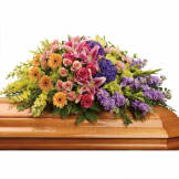 Garden of Sweet Memories Casket Spray