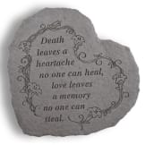 Large Heart - 'Death leaves a heartache'