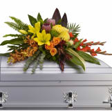 Island Memories Casket Spray