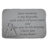 Garden Accent Stone - 'Your memory is...'