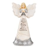 8" Angel holding Dove